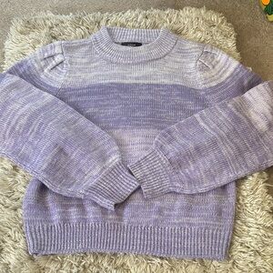 Aqua Marled Lilac Crewneck Sweater